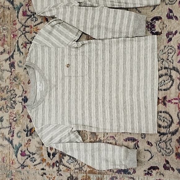 2x Wonder Kids Boys Grey Long Sleeve Henley Shirts Tee Shirts , sz 5T - Picture 4 of 12